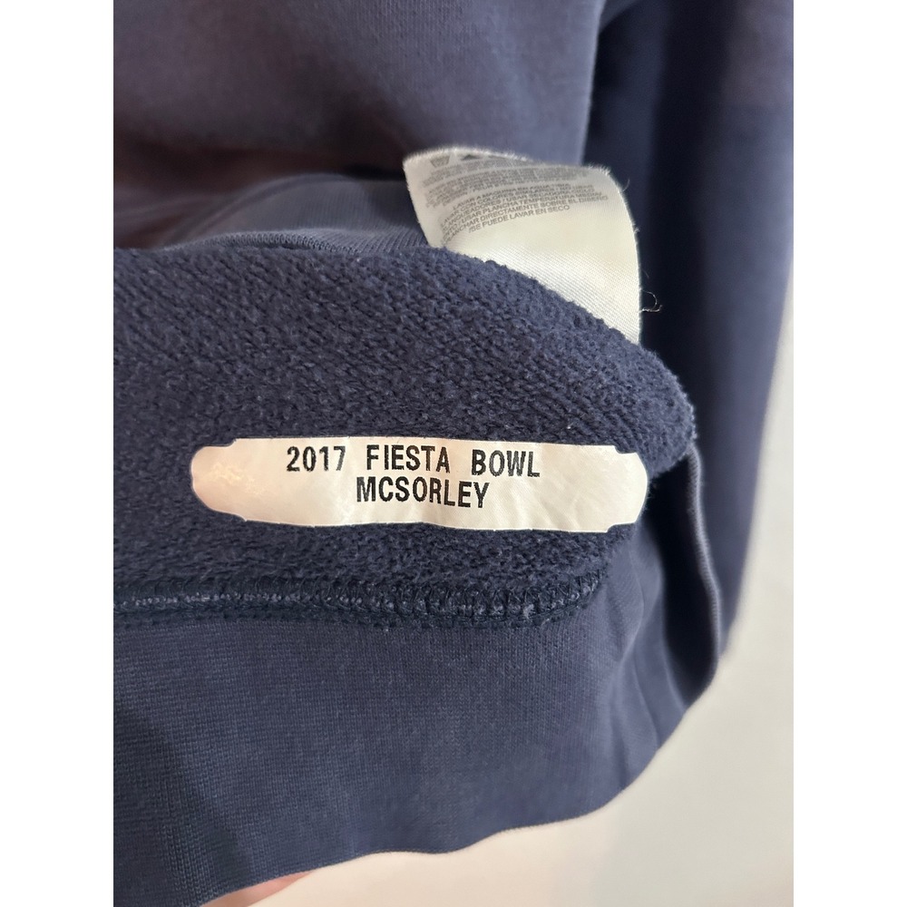 Nike Penn State Unrivaled 2017 Fiesta Bowl Mcsorley Hoodie Mens Large Navy Blue View 3